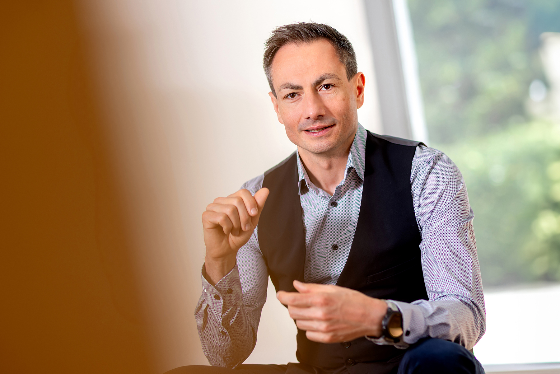 Kolja Schönfeld im Coaching-Gespräch